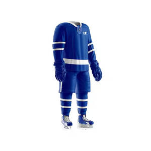 Tenues de hockey sur glace personnalisables 100% polyester Séchage rapide Léger Écologique Respirant Haute qualité Vente en gros - Product Image 2