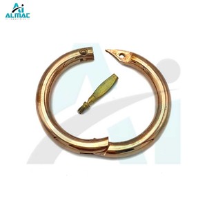 Anillo de Nariz de toro de latón de alta calidad ALMAC, diseño irrompible de fuerza Industrial con pasador de tornillo reutilizable para condiciones de Rancho difíciles - Product Image 1