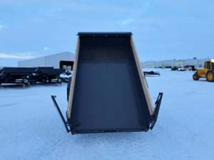 New Used Heavy Duty Steel Farm Dump Trailers for Agricultural Construction Industries Core Components Included 5001-10000kg - Product Image 4