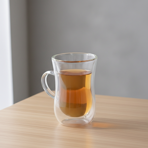High Quality 3306328-0.15 Premium Northern Europe Style Double Wall Heat-Resistant Borosilicate Glass Cup <b>Hot</b>/<b>Cold</b> Beverages - Product Image 3