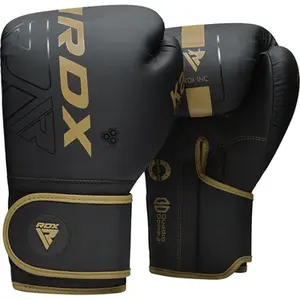 Gants de boxe RDX originaux personnalisables les plus vendus, dorés pour le sparring d'entraînement professionnel et les entraînements de boxe en gros - Product Image 1