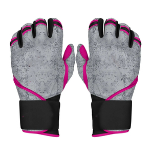 ถุงมือตีเบสบอลระบายอากาศได้ดีถุงมือตีเบสบอลทำจากหนังซอฟต์บอล cabretta สีตามสั่ง - Product Image 6