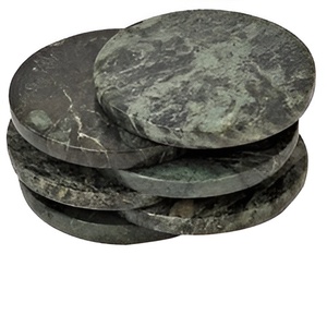 Posavasos de piedra de mármol de lujo modernos, alfombrillas y almohadillas hexagonales redondas cuadradas personalizadas al por mayor para bebidas - Product Image 6