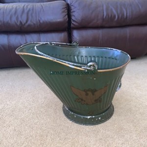 Cubo de carbón de alta calidad superior con doble ASA Diseño lujoso Escobilla de carbón de metal de alta calidad con forma redonda con color negro - Product Image 5