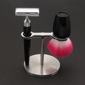 Bol de rasage pour hommes Durable 2025 Design Brosse de rasoir Portable Stand Barbe Rasoir Set Clean Kit - Product Image 6