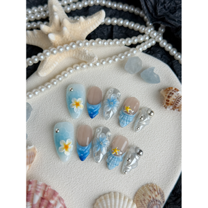 Autocollants pour ongles Starfish Bay Press on Nail Art, élégants, pour femmes et hommes - Product Image 2