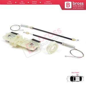 BWR5333 Power Window Regulator Repair Set Rear Right for Fiesta MK6 CB1 CCN JA8 JR8 2008-2017 4/5 Door 1567309 - Product Image 6