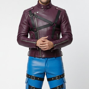 Combinaison de moto en cuir avec boucle Adventure Track pour homme, équipement de protection pour sports extrêmes, résistante aux chocs - Product Image 2