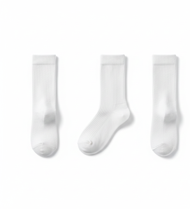 Chaussettes pour enfants Joy Knit en tissu de coton respirant extensible multicolores conçues pour un mouvement quotidien doux - Product Image 5