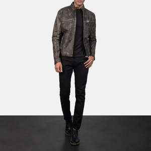 Pakistan Factory <b>Men's</b> Leather Jackets Genuine <b>Men</b> <b>Black</b> Leather Jacket/<b>men</b> Leather Jackets/Pakistan Leather Jackets for <b>Men</b> - Product Image 6