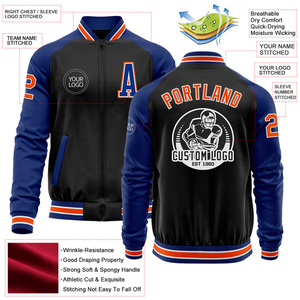 Veste universitaire conçue sur mesure avec broderie par impression de logo Fourniture de fabricant d'usine OEM ODM de style universitaire personnalisé - Product Image 2