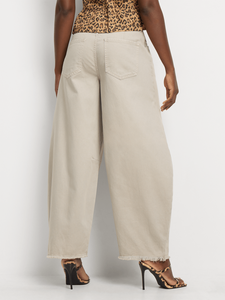 <b>Winter</b> Fashion Wear Women's Stone Tapered Barrel Denim <b>Jeans</b> Customized Design Breathable Women Denim <b>Jeans</b> Pant - Product Image 2