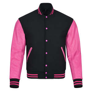 New Classic Wear Varsity Chaquetas Transpirable Cuello redondo Logotipo personalizado Manga completa Letterman Jacket - Product Image 6