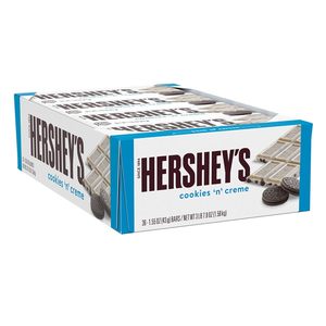 HERSHEY'S Cookies 'n' Creme Candy <b>Bars</b>, 1.55 oz (36 Count) - Product Image 4