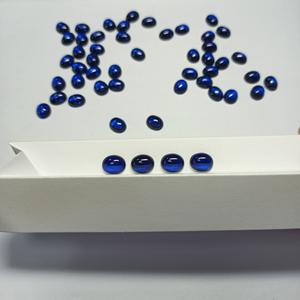 Xingguang จิวเวลรี่ลูกปัดสปินเนลรูปไข่ทรงรีสีน้ำเงิน #113สี - Product Image 3