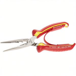 Alicates de punta redonda con aislamiento de 1.000 voltios Facom - Product Image 2