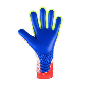 1 paire de gants de gardien de but en gros, latex premium, adhérence optimale, bracelet réglable, tailles adultes et jeunes disponibles - Product Image 3