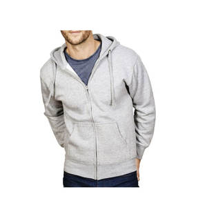 Sweats à capuche zippés unis français professionnels de haute qualité pour hommes Logo personnalisé imprimé coupe décontractée ample sweats à capuche zippés unisexes pour l'automne - Product Image 5