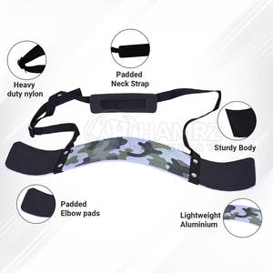 Blaster de brazo cómodo y resistente para entrenamiento muscular de levantamiento de pesas con material de aluminio y nailon de alta calidad - Product Image 5