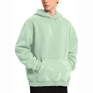 Sudadera con Capucha de Forro Polar Grueso para Hombre, Diseño de Logotipo Personalizado, Corte Regular, Invierno, Fabricación ODM de Alta Calidad, Mezcla de Algodón - Product Image 1