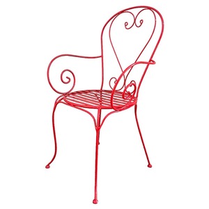 เก้าอี้เหล็กเคลือบสีฝุ่นลายโบราณหลากสี - Product Image 2