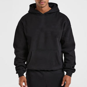 Sweat à capuche en coton vierge pour hommes Streetwear Pull à capuche surdimensionné et lourd Style Streetwear Sweats à capuche de haute qualité au design personnalisé - Product Image 2