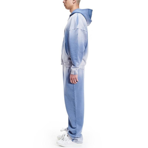 Ensemble survêtement décontracté confortable en molleton respirant 480 g/m² personnalisé 2025, sweat-shirt ample et pantalon de jogging, lavage à l'acide, hiver, unisexe - Product Image 6