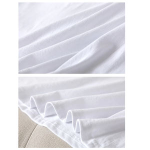 T-shirt en polyester de coton respirant formel tricoté personnalisé pour femmes et hommes à manches courtes col rond dernière conception - Product Image 4