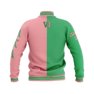 Blouson universitaire de baseball pour hommes, style Letterman, avec patchs chenille personnalisés, en laine et cuir, pour équipes universitaires - Product Image 4