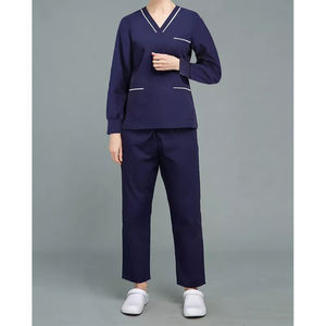 La mejor calidad Unisex Enfermería Scrubs Hospital Trajes de verano Quirúrgico Scrub Sets Plus Size Uniforme para el personal de los médicos - Product Image 5