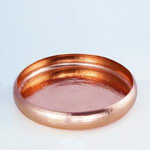 Acabado dorado de alta calidad Aspecto brillante Decoración festiva para el hogar Latón Urli Decoración india tradicional Centro de mesa Acento decorativo - Product Image 4