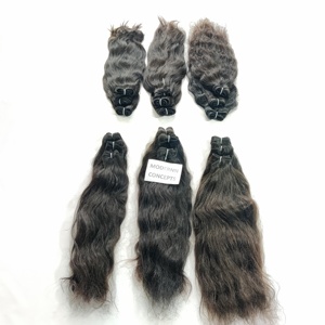 Vente en gros Extensions de cheveux humains vietnamiens ondulés naturels à un donneur, paquet de vagues profondes, brutes, vierges, chimiques, aucune perte - Product Image 2