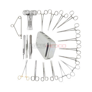 Kit de Instrumentos Quirúrgicos Veterinarios Reutilizables de Acero Inoxidable Alemán para Uso Hospitalario en Ganado, Ortopedia - Product Image 6
