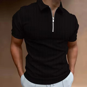 Venta al por mayor de hombres de algodón camiseta Casual de manga corta OEM/ODM Camiseta lisa de talla grande para Polos transpirable tejido de punto - Product Image 2