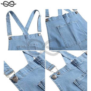 Short en jean pour hommes Salopette à bretelles Jeans Casual Summer Jumpsuit Poches Confortable et élégant Activités de plein air Vacances - Product Image 3