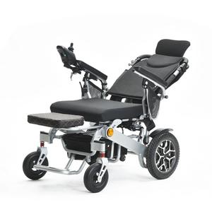 Silla de Ruedas Eléctrica Plegable Portátil de Aleación de Aluminio Ligera con Respaldo Alto Reclinable, la Más Vendida del 2025 - Product Image 1