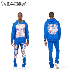 Chándales acampanados ecológicos recién llegados, la mejor tela de tacto suave, ropa cómoda para la puerta, talla grande, sólido, haga su propio diseño - Product Image 6