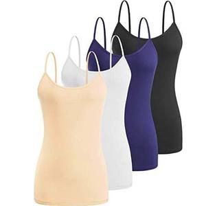 2025 <b>Women's</b> Plus Size Cotton / Bamboo Fiber Tank Tops for Gym Fitness Workout Crewneck <b>Vest</b> for Summer Exercise From Pakistan - Product Image 2
