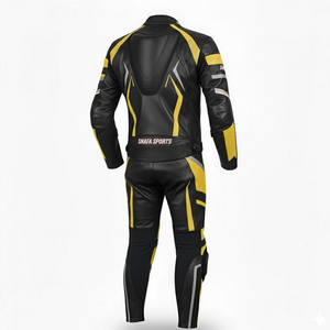 Combinaison en cuir de moto pour homme sur mesure, de haute qualité, imprimée, combinaison de course en cuir de moto à prix avantageux - Product Image 2