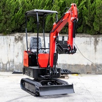 Excavator Mini Crawler 1.0 Ton Berkualitas Tinggi Terbaru 2025 dengan Mesin Berdaya Gali Tinggi