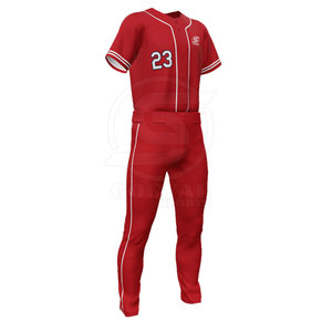 Uniforme de baseball sur mesure de style unique, couleur unie, fabrication pakistanaise - Product Image 5