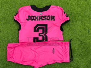 Conjuntos de Uniformes de Fútbol Americano Cómodos, Manga Corta, Transpirables, de Secado Rápido, Servicio OEM Personalizado para Venta en Línea - Product Image 2