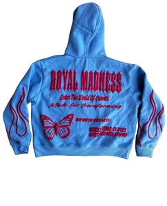 Sweat-shirt à capuche surdimensionné personnalisé de haute qualité avec logo en relief de haute qualité - Product Image 4