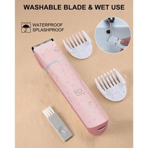 Depiladora y Recortadora Íntima 2 en 1 Profesional para Mujer, Recargable, Uso en Seco/Húmedo, Resistente al Agua IPX7, Alimentación USB, para Uso en Bikini - Product Image 3