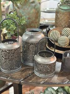 Lanterne du Ramadan en gros personnalisée, nouveau design, lanterne en acier inoxydable et en verre, support de bougie protecteur contre le vent pour la maison et la pelouse - Product Image 3