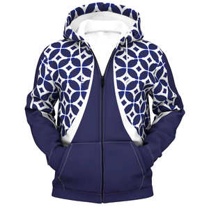 Personalizado 2025 Nueva llegada Sublimación Impreso Cremallera Sudadera con capucha Personalizada Nuevos hombres de alta calidad de punto de algodón Top Sudaderas con capucha - Product Image 6