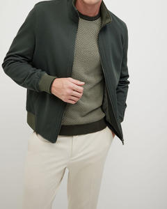 Pull-over en tricot épais à col haut pour hommes, coupe ample, chaud, hiver, couche intérieure, tricots avec logo personnalisé - Product Image 6