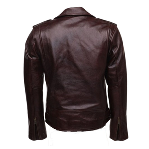 OEM por encargo de los hombres originales de cuero de vaca chaqueta de motorista de talla grande bajo MOQ invierno bombardero calentado estilo casual chaquetas de moda - Product Image 2