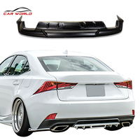 Diffuseur de pare-chocs arrière Carworld pour LEXUS IS300 IS350 IS200T 2014-2020 avec éclairage LED en plastique ABS Jiangxi