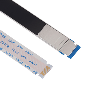 8pin พิทช์0.5มม. สายตรงยาว150มม. สายเคเบิลทอง LED TV FFC ใช้งานได้ทางอิเล็กทรอนิกส์ - Product Image 3